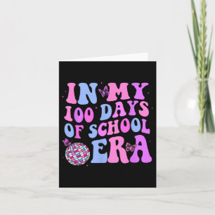 In meinen 100 Tagen der Schule Era Retro Disco 100 Karte