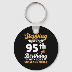 In meinen 95. Geburtstag mit Gottes Gnade und Schlüsselanhänger