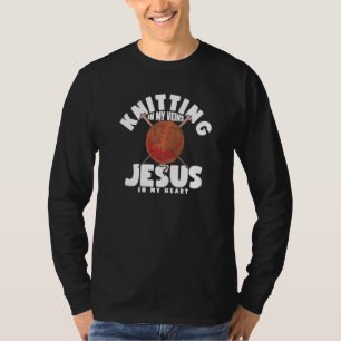 In meinen Adern Jesus in meinem Herzen Christlich T-Shirt