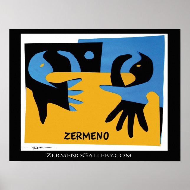 "In meinen Armen" von Zermeno Poster (Vorne)