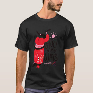 In meinen Gewohnheiten stecken - Surrealer Positiv T-Shirt