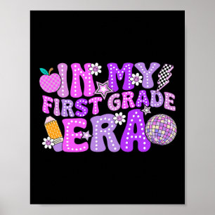 In Meiner 1. Klasse Ära Süße Lehrerin Kind Ck Zur Poster