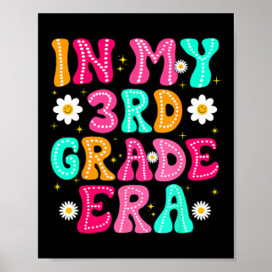 In meiner 3. Klasse Ära Girl Ck Zur Schule Dritte Poster