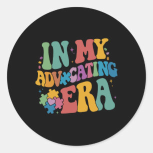 In meiner Advocation Ära Sped Teacher Autismus Bew Runder Aufkleber