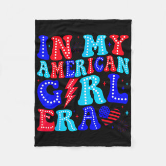 In meiner American Girl-Ära Retro 4. Juli Vierter Fleecedecke