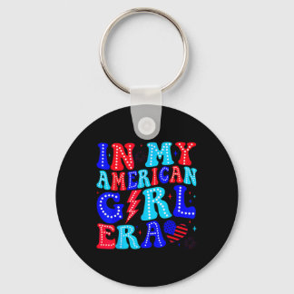 In meiner American Girl-Ära Retro 4. Juli Vierter Schlüsselanhänger