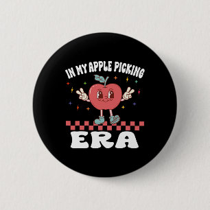 In meiner Äpfelpflück-Ära Äpfel Ernte Obstgarten F Button