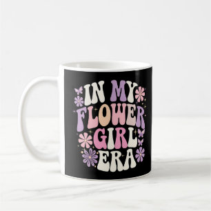 In meiner Ära als Blumenmädchen Retro Groovy Flowe Kaffeetasse