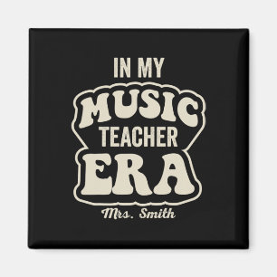 In meiner Ära als Musiklehrer Frau Smith Retro zur Magnet