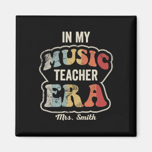 In meiner Ära als Musiklehrer Retro Frau Smith Mus Magnet