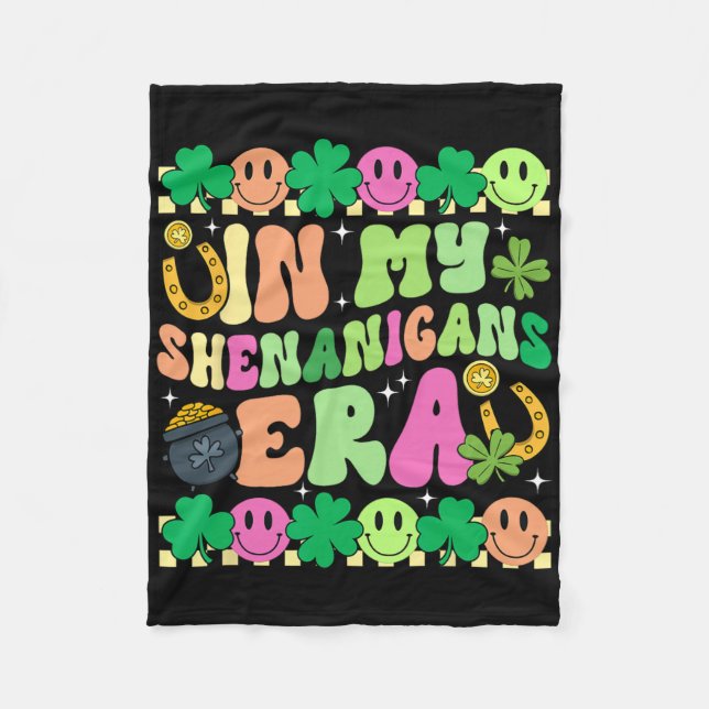 In meiner Ära der irischen Shenanigans St. Patrick Fleecedecke (Vorderseite)