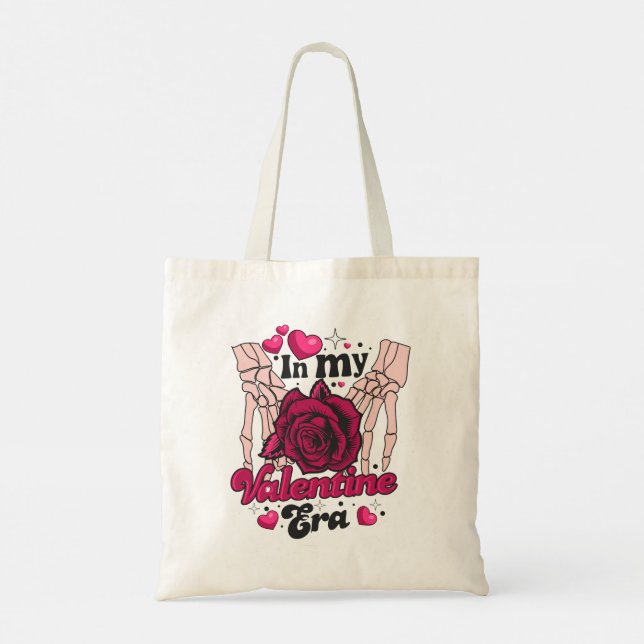 In meiner Ära Valentine's Day Tote Bag, Funny Tote Tragetasche (Rückseite)