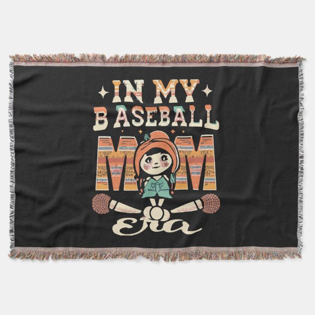 In meiner Baseball-Mama Decke (Vorderseite)
