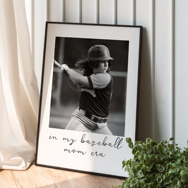 In meiner Baseball-Mama Zeitalter benutzerdefinier Poster (Von Creator hochgeladen)