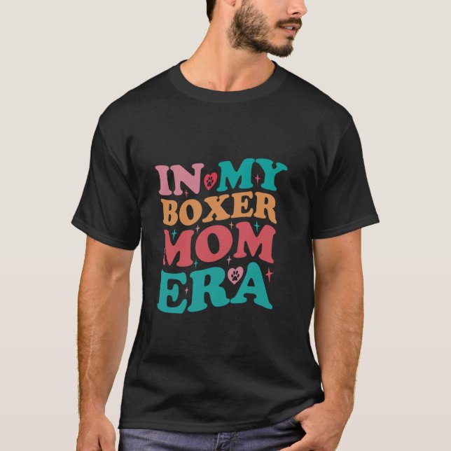 In meiner Boxer Mama Era Groovy Retro Long Sleeve  T-Shirt (Vorderseite)