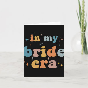 In meiner Brautzeit Retro Bachelorette Wedding Eng Karte