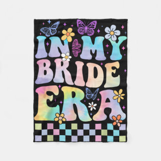 In meiner Bride Era Groovy Bachelorette Wedding Pa Fleecedecke