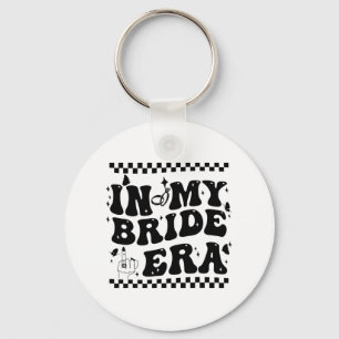 In meiner Bride Era Groovy Bride Junggeselinnen-Ab Schlüsselanhänger