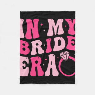 In meiner Bride Era Groovy Verlobung Wedding Bache Fleecedecke