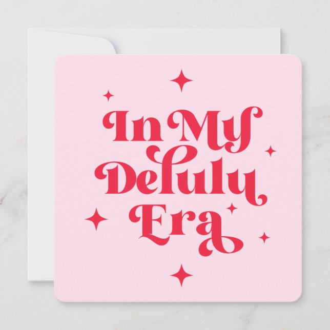 In meiner Delulu-Ära Einladung (Vorderseite)