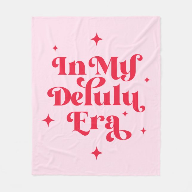 In meiner Delulu-Ära Fleecedecke (Vorderseite)