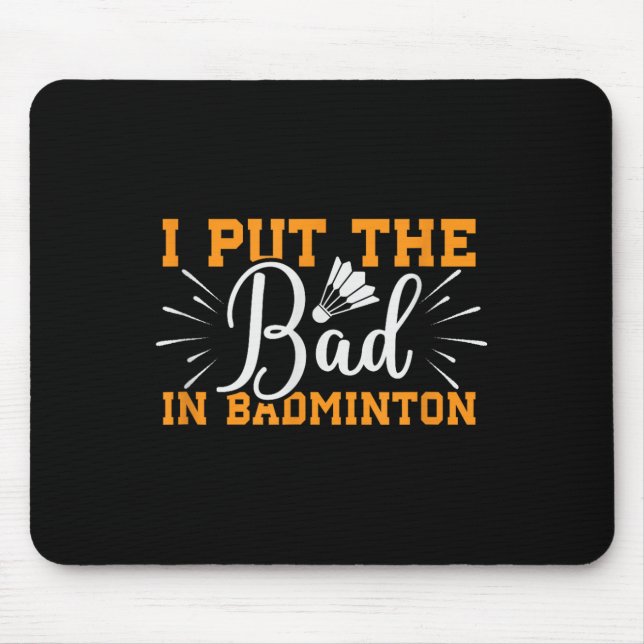 In meiner DNA Badminton Shuttle Racket Badminton P Mousepad (Vorne)