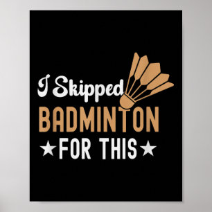 In meiner DNA Badminton Shuttle Racket Badminton P Poster