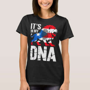 In meiner DNA brüllender Löwe in puerto rico rican T-Shirt