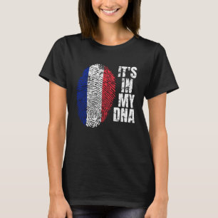 In meiner DNA Französisch Fingerabdruck Frankreich T-Shirt