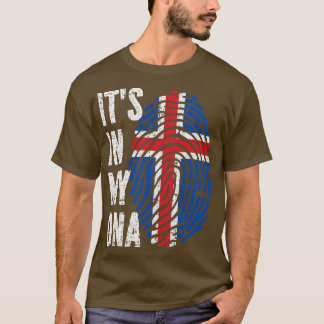 IN MEINER DNA - Island - Fahne Männer Frauen Kinde T-Shirt