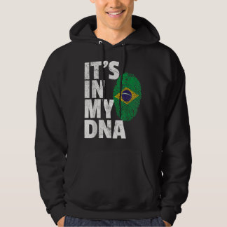In meiner DNA ist Brasilien brasilianische Flagge Hoodie
