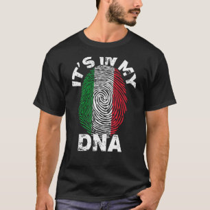 In meiner DNA Italienische Genetik Roots Stolz Ita T-Shirt