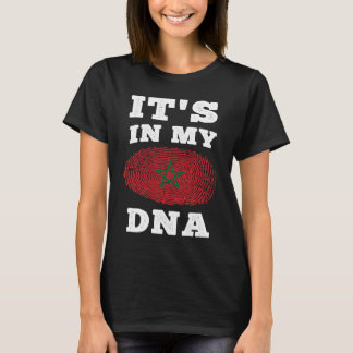 In meiner DNA Marokko Flag Marokko T-Shirt
