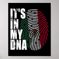 In meiner DNA-Mexiko-Flagge