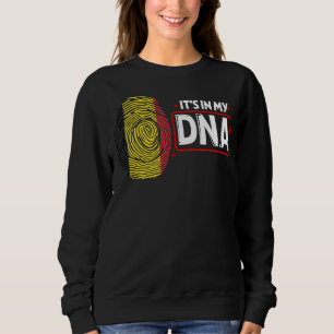 In meiner DNA-Nationalflagge Belgischer Patriotikb Sweatshirt