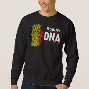 In meiner DNA-Nationalflagge Belgischer Patriotikb Sweatshirt