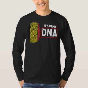In meiner DNA-Nationalflagge Belgischer Patriotikb T-Shirt
