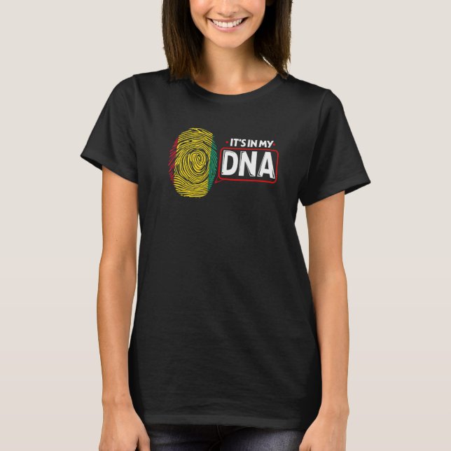In meiner DNA-Nationalflagge Guinean Patriotic Gui T-Shirt (Vorderseite)