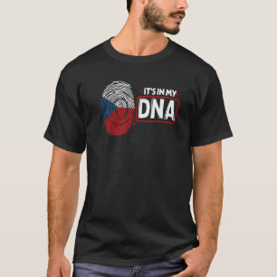 In meiner DNA-Nationalflagge Tschechisch Patriotis T-Shirt