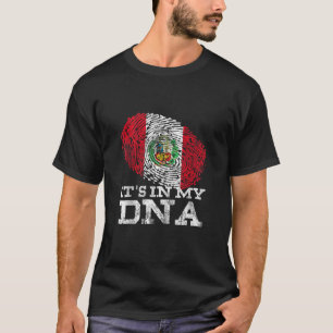 In meiner DNA peruanischen Geschenke Hispanic Band T-Shirt