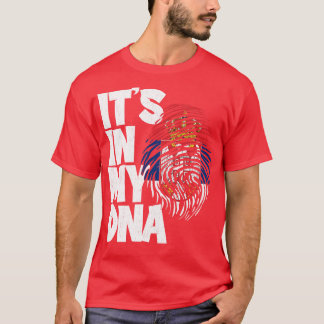 IN MEINER DNA - Serbien - Fahne Männer Frauen Kind T-Shirt
