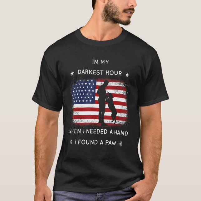 In meiner dunkelsten Stunde, als ich eine Hand bra T-Shirt (Vorderseite)