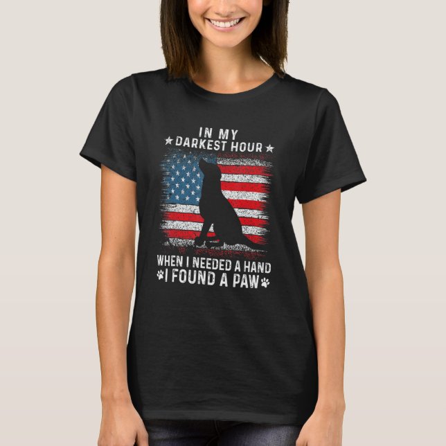 In meiner dunkelsten Stunde, als ich eine Hand bra T-Shirt (Vorderseite)