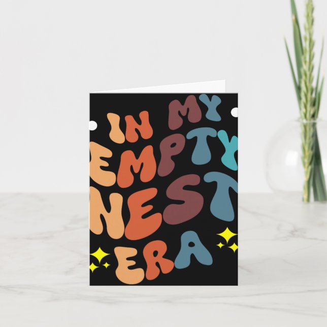 In meiner Empty Nest-Ära  Karte (Vorderseite)