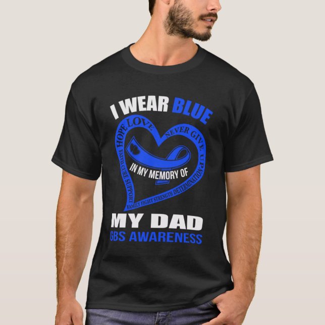 In meiner Erinnerung an meinen Vater GBS AWARENESS T-Shirt (Vorderseite)