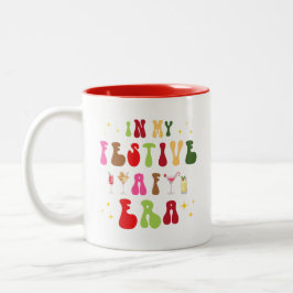 In meiner festlichen AF-Ära nüchtern Weihnachten Zweifarbige Tasse