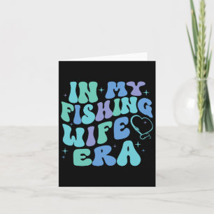 In meiner Fishing-Ehefrau Zeita Funny Fishing Love Karte