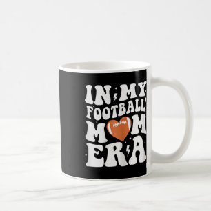 In meiner Footbyll-Mama Era Groovy Retro Footbyll Kaffeetasse