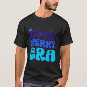 In meiner frohen Era Xmas Groovy Familie glücklich T-Shirt