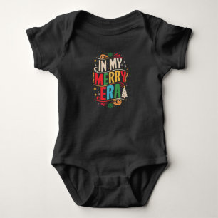In meiner frohen Zeit Weihnachten Weihnachten Weih Baby Strampler